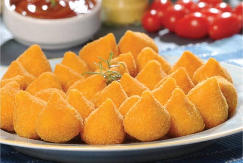 Fornecedor de Coxinhas Congeladas São Paulo - Mini Coxinhas Congeladas Atacado